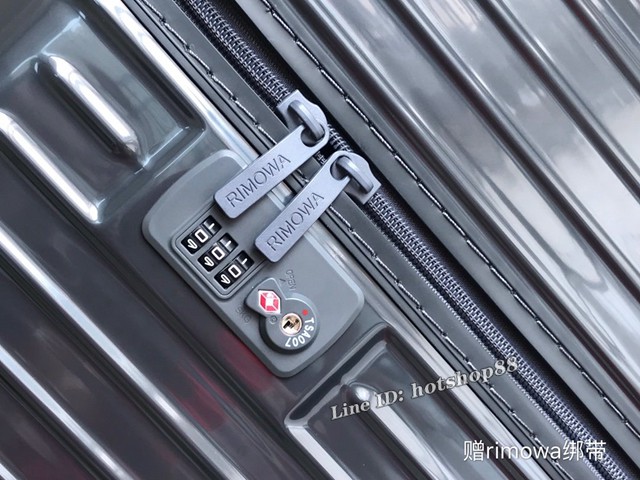 RIMOWA行李箱方胖子四輪拉杆箱 全新色彩系列 型號90043 日默瓦PC拉鏈箱 gdx1204